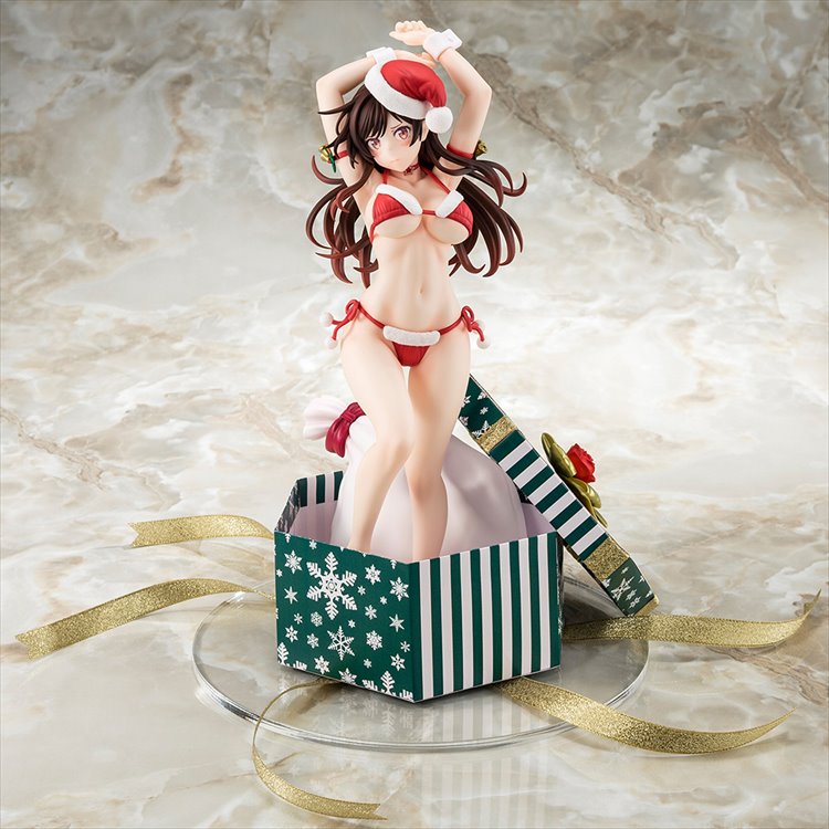 Rent A Girlfriend - 1/6 Mizuhara Chizuru In A Santa Claus Bikini De Fluffy Figure - Click Image to Close