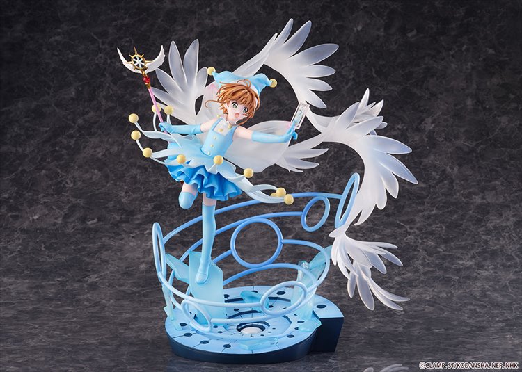 Cardcaptor Sakura Clear Card - 1/7 Sakura Kinomoto Battle Costumes Water Ver. Figure - Click Image to Close