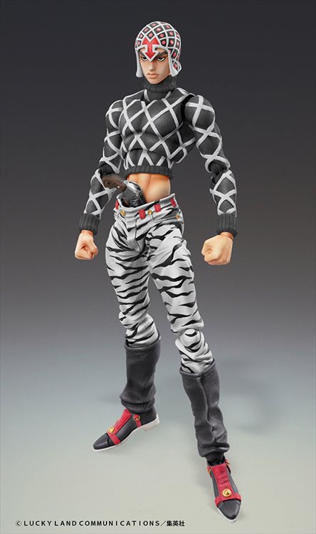 Jojos Bizarre Adventure Part V - Guido Mista and Sex Pistols Back Ver. Super Action Statue