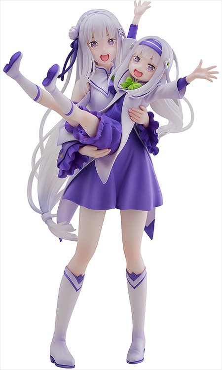 Re:Zero - 1/7 Emilia & Childhood Emilia PVC Figure