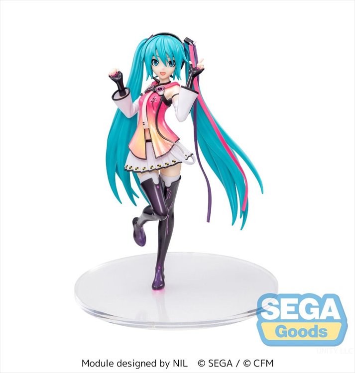 Vocaloid - Hatsune Miku Star Voice Project DIVA MEGA39 Luminasta Figure - Click Image to Close