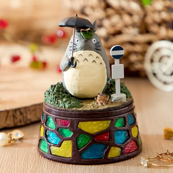 Totoro - Totoro and Bus Stop Accessory box - Click Image to Close