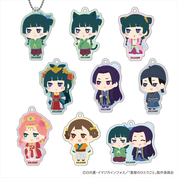The Apothecary Diaries - Mofumofu Acrylic Key Chain SINGLE BLIND BOX The Apothecary Diaries - Mofumofu Acrylic Key Chain SINGLE BLIND BOX