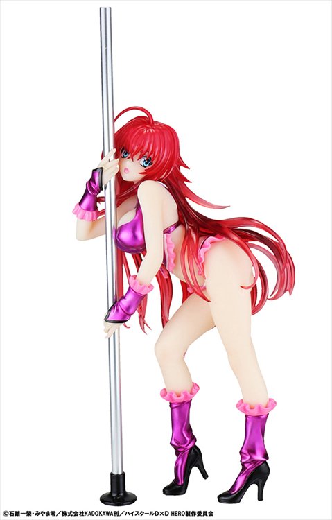 High School DxD - 1/7 Rias Gremory Purple Outfit Pole Dance Figure