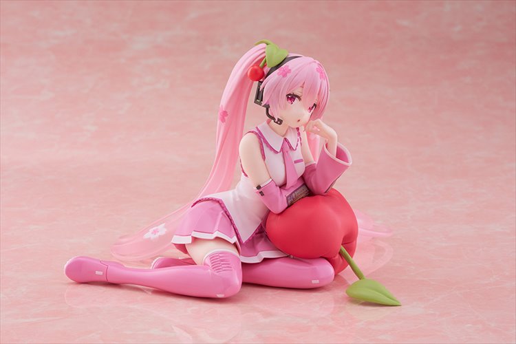 Vocaloid - Sakura Miku Cherry Cushion Ver. Desktop Cute Figure Vocaloid - Sakura Miku Cherry Cushion Ver. Desktop Cute Figure
