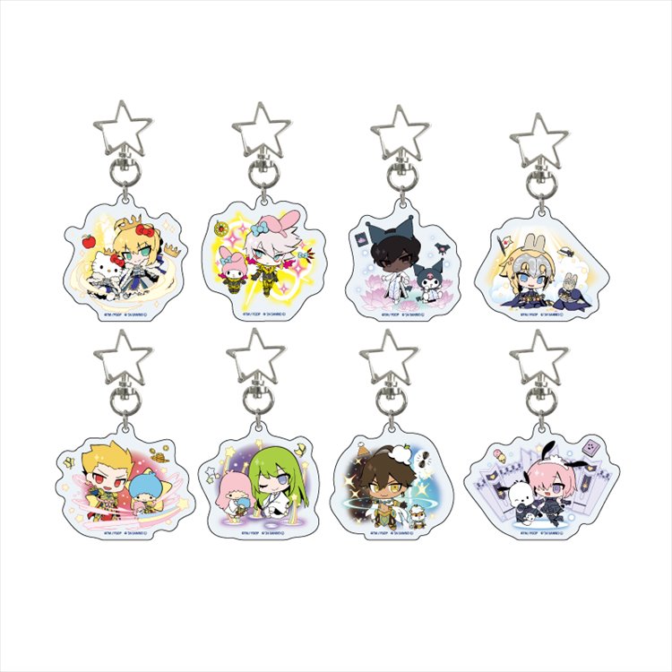 Fate Grand Order x Sanrio Character - 01 Original Illustration Acrylic Keychan SINGLE BLIND BOX Fate Grand Order x Sanrio Character - 01 Original Illustration Acrylic Keychan SINGLE BLIND BOX