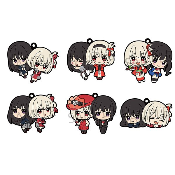 Lycoris Recoil - Buddycolle Rubber Mascot SINGLE BLIND BOX Lycoris Recoil - Buddycolle Rubber Mascot SINGLE BLIND BOX
