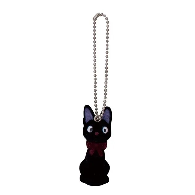 Kikis Delivery Service - Jiji Sekiguchi Flocked Key Chain