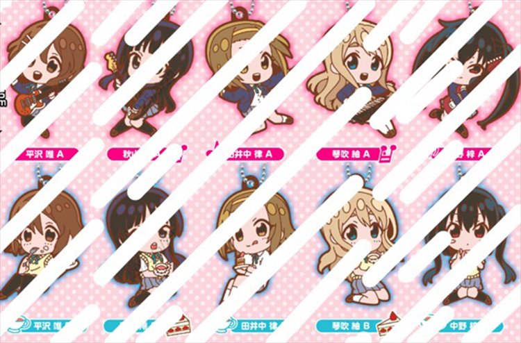 K-On - Rubber Strap SINGLE BLIND BOX CAPSULE