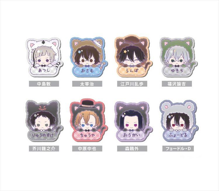 Bungo Stray Dogs - Dogs Name Acrylic Keychain SINGLE BLIND BOX