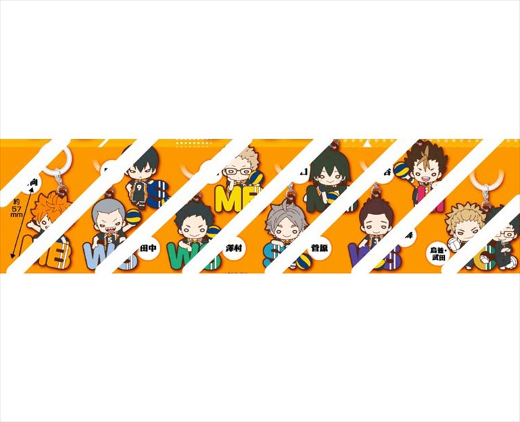 Haikyuu - Rubber Keychain SINGLE BLIND BOX CAPSULE