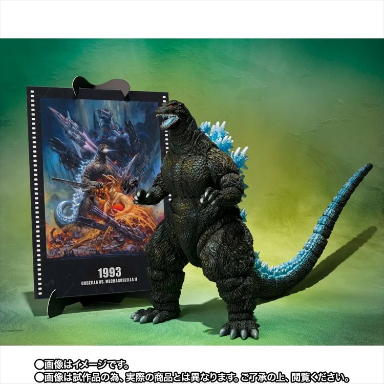 Godzilla - S.H.Monsterarts Godzilla vs Mechagodzilla Poster Coloring Ver Movie Graphic Plus Figure
