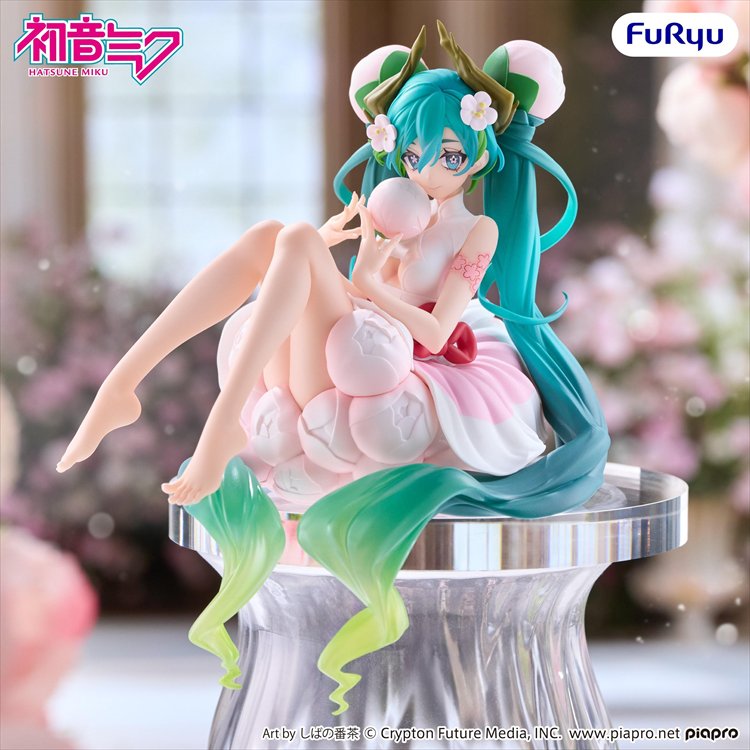 Vocaloid - Hatsune Miku Flower Fairy White Plum Blossom Noodle Stopper Figure