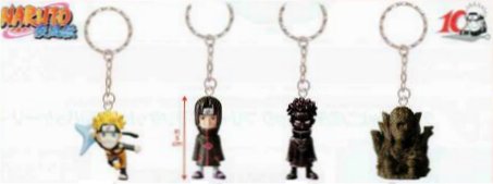 Naruto Shippuden - Strong Enemies Saga Keychains