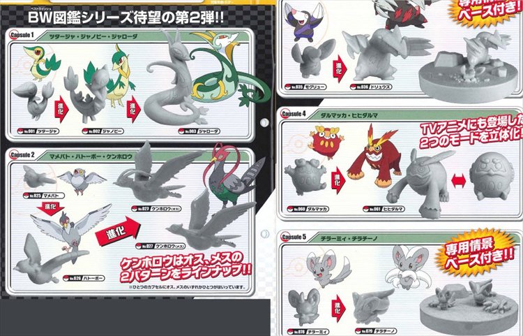 Pokemon - Capsule Figures Set of 5 - Click Image to Close