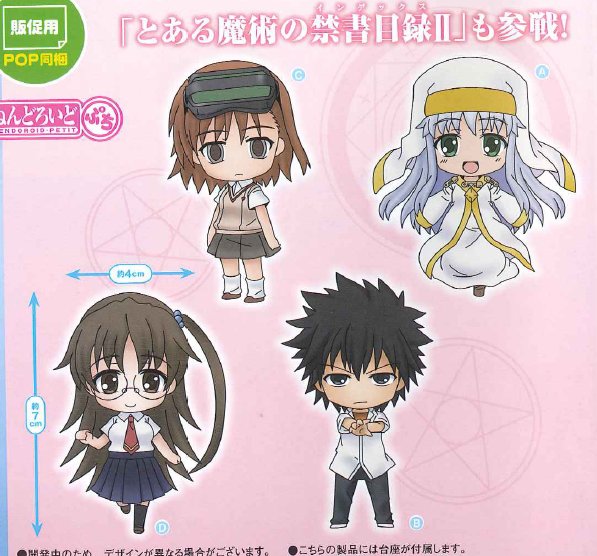 To Aru Majutsu no Index 2 - Petit Nendoroid Set of 4 - Click Image to Close