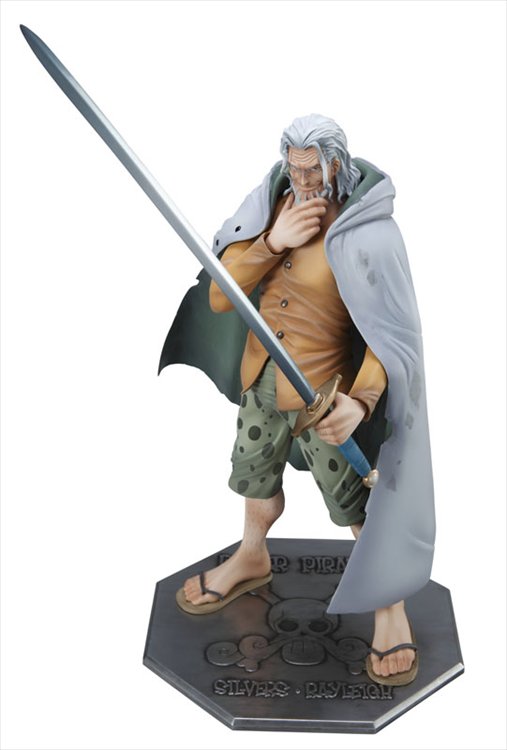 One Piece - Silvers Rayleigh Neo DX POP Mega House Portrait of Pirates PVC Figure - Click Image to Close