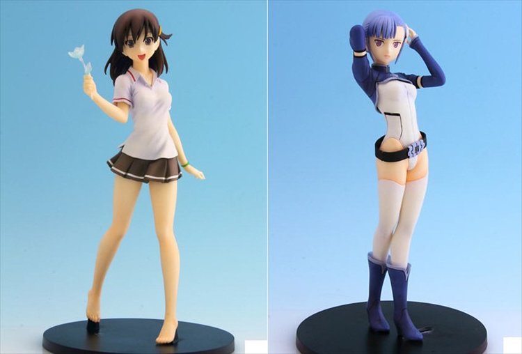 Rinne no Lagrange - Madaoka Kyouno & Lan Prize Figures Set of 2 - Click Image to Close