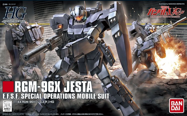 Gundam HGUC - 1/144 HG RGM-96X Jesta Model Kit - Click Image to Close