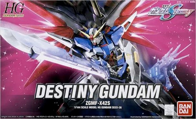 Gundam Seed - 1/144 HG ZGMF-X42S Destiny Gundam Model Kit - Click Image to Close