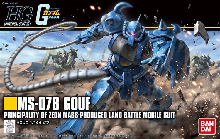Gundam - 1/144 HGUC MS-07B Gouf Model Kit - Click Image to Close