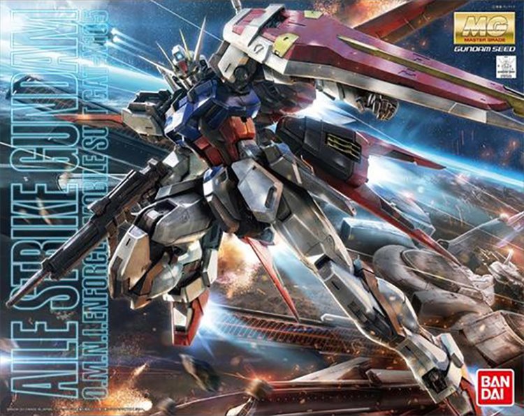 Gundam - 1/100 MG Aile Strike Gundam Ver RM Model Kit - Click Image to Close