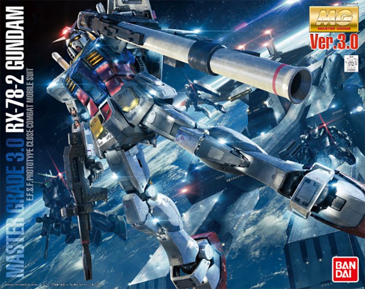 Gundam - 1/100 MG RX-78-2 Gundam Ver 3.0 Model Kit - Click Image to Close
