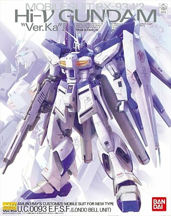 Gundam - 1/100 MG Hi-v Gundam Ver. Ka Model Kit - Click Image to Close