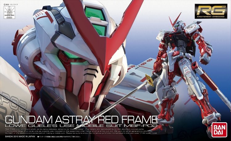 Gundam - 1/144 RG Astray Red Frame Model Kit