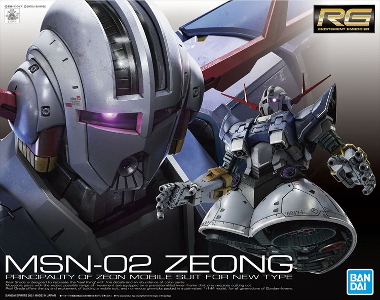 Gundam - 1/144 RG MSN-02 Zeong Model Kit