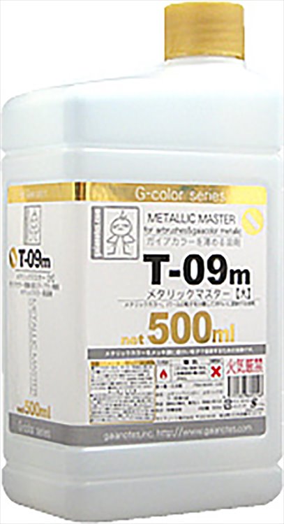 gaianotes - T-09m Metallic Master Thinner 500ml - Click Image to Close