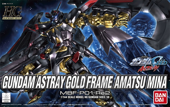 Gundam Seed - 1/144 HG Astray Gold Frame Amatsu Mina Model Kit - Click Image to Close