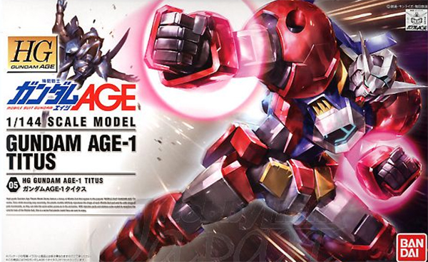 Gundam AGE - 1/144 HG AGE-1 Titans Model Kit - Click Image to Close