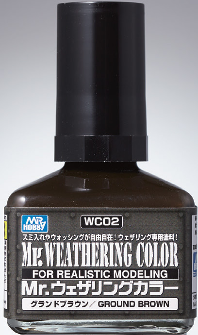 Mr Hobby - Mr Weathering Color Ground Brown WC02 40ml