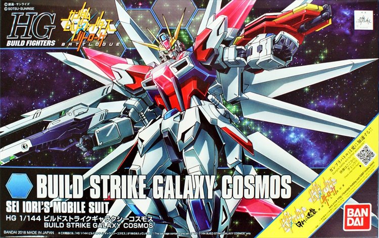 Gundam Build Fighters - 1/144 HGBF Build Strike Galaxy Cosmos Model Kit - Click Image to Close