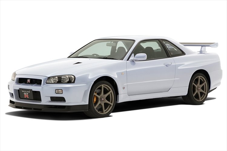 Snap Kit - 1/32 Nissan R34 Skyline GT-R White - Click Image to Close