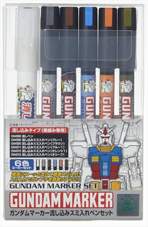 Gundam Marker - GMS 122 Gundam Pouring Marker Set - Click Image to Close