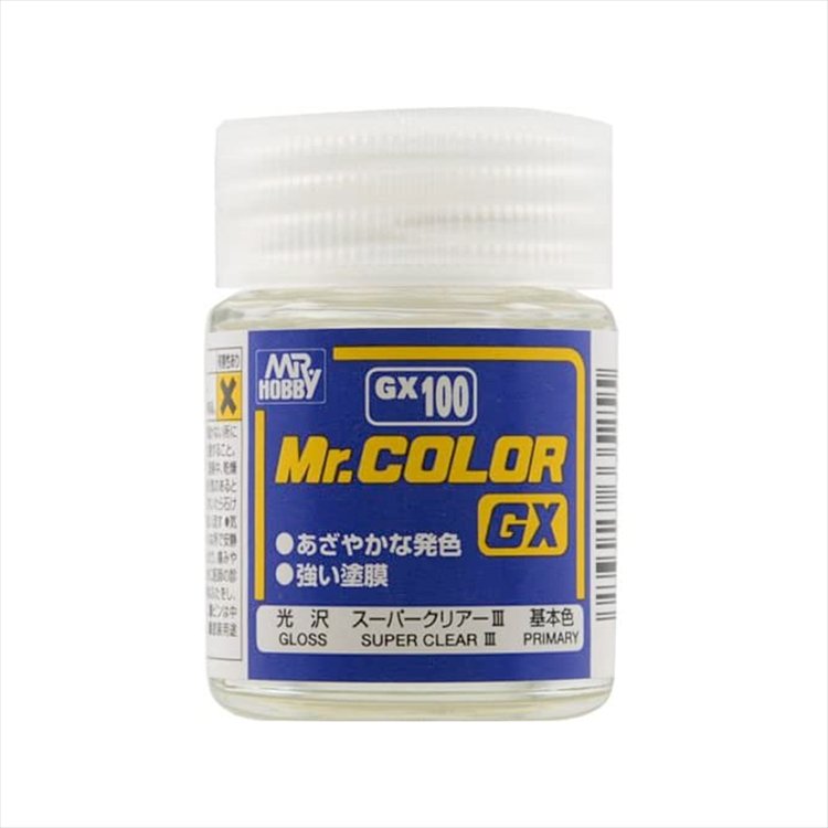 Mr Color - GX100 Super Clear III 18ml - Click Image to Close