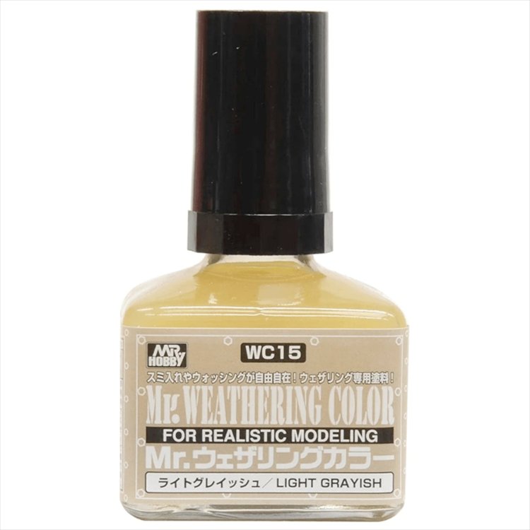 Mr Hobby - Mr Weathering Color Filter Light Grayish WC15 40ml - Click Image to Close