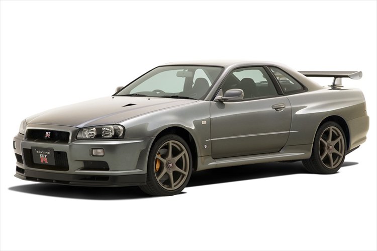 Snap Kit - 1/32 Nissan R34 Skyline Gt-R Nur (sparkling Silver) Model Kit - Click Image to Close