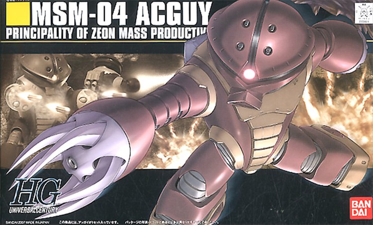 Gundam - 1/144 HGUC Acguy Model Kit - Click Image to Close