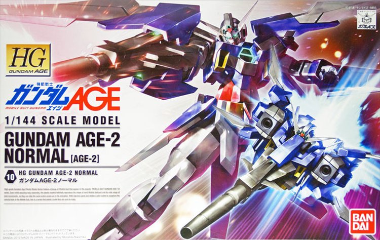 Gundam AGE - 1/144 HG Gundam AGE-2 Normal Model Kit - Click Image to Close