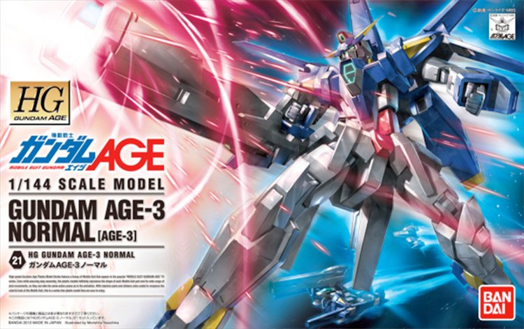 Gundam AGE - 1/144 HG Gundam AGE-3 Normal Model Kit - Click Image to Close