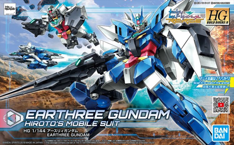 Gundam Build Divers - 1/144 HGBD Earthree Gundam Model Kit