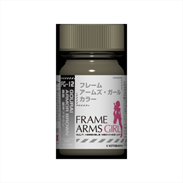 Gaianotes - Frame Arms Girl FG-12 Gourai Armor Brown Paint