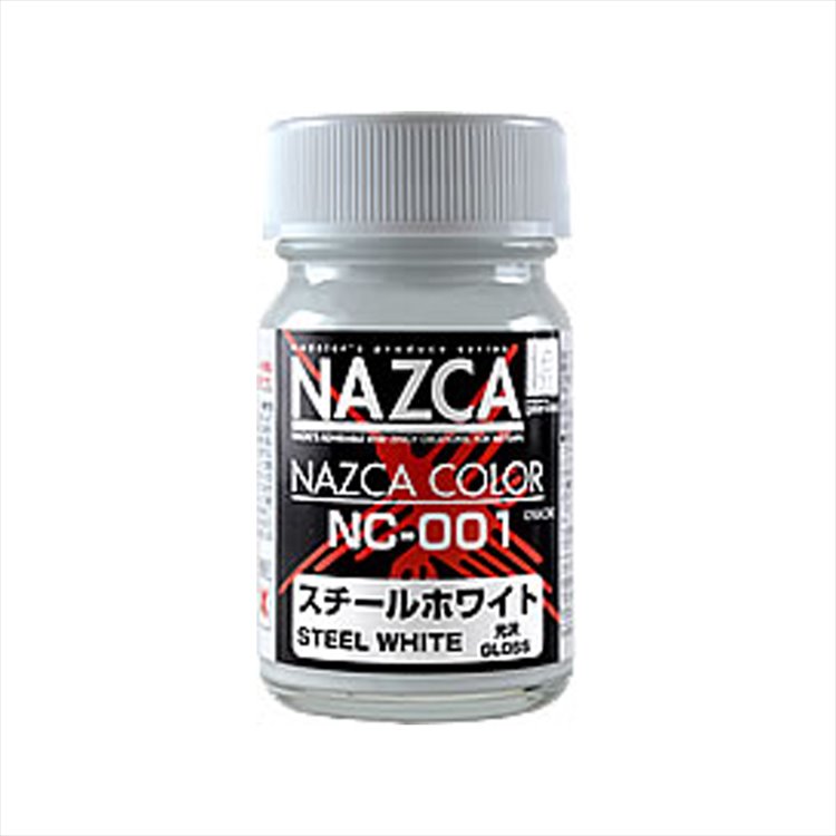 Gaianotes - NC-001 NAZCA Steel White Paint