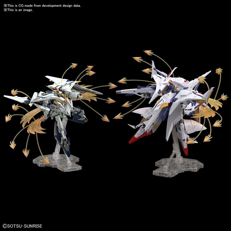 Gundam Hathaway - 1/144 HGUC Xi Gundam VS Penelope Funnel Missile Effect Set - Click Image to Close