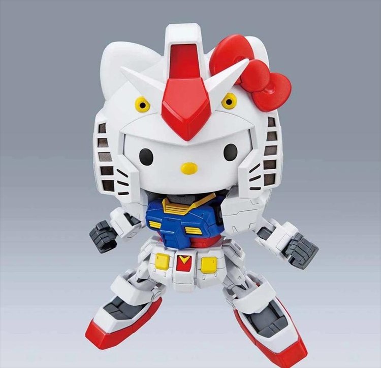 Gundam - SD RX-78-2 and Hello Kitty EX Model Kit - Click Image to Close