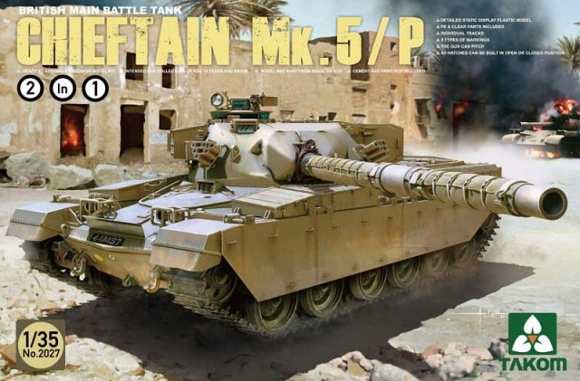Takom - 1/35 British Main Battle Tank Chieftain Mk. 5/P
