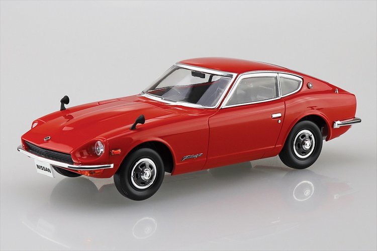 Snap Kit - 1/32 Nissan S30 Fairlady Z Red Model Kit - Click Image to Close